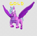 Gold Celestial Pegasus